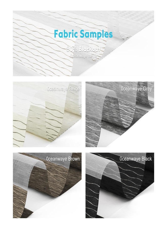 Blindify Motorized Zebra Blinds with Remote Fabric Sample - Image 4